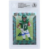 Garrett Wilson New York Jets Autographed 2022 Panini Donruss Elite Series Rookies #ESR-6 Beckett Fanatics Witnessed Authenticated Rookie Card