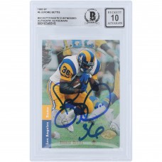 Jerome Bettis Los Angeles Rams Autographed 1993 Upper Deck SP #6 Beckett Fanatics Witnessed Authenticated 10 Rookie Card Jerome Bettis Los Angeles Rams Autographed 1993 Upper Deck SP #6 Beckett Fanatics Witnessed Authenticated 10 Rookie Card