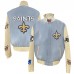 Куртка на кнопках New Orleans Saints Jeff Hamilton Wool & Leather - Light Blue Куртка на кнопках New Orleans Saints Jeff Hamilton Wool & Leather - Light Blue