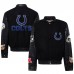 Куртка на кнопках Indianapolis Colts Jeff Hamilton Wool & Leather - Black