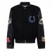 Куртка на кнопках Indianapolis Colts Jeff Hamilton Wool & Leather - Black