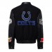 Куртка на кнопках Indianapolis Colts Jeff Hamilton Wool & Leather - Black
