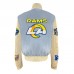 Куртка на кнопках Los Angeles Rams Jeff Hamilton Wool & Leather - Light Blue
