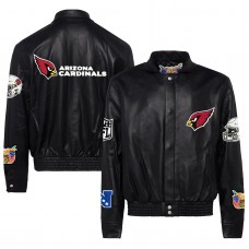 Кожаная куртка Arizona Cardinals Jeff Hamilton - Black