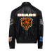 Рубашка Chicago Bears Jeff Hamilton Black Leather Jacket