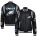 Куртка на кнопках Philadelphia Eagles Jeff Hamilton Vegan Leather - Black