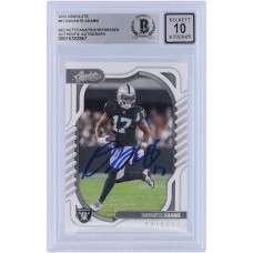 Davante Adams Las Vegas Raiders Autographed 2022 Panini Absolute #61 Beckett Fanatics Witnessed Authenticated 10 Card