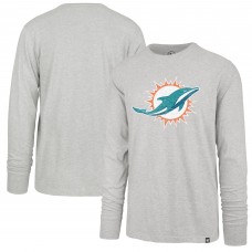 Miami Dolphins 47 Gray Premier Franklin Long Sleeve T-Shirt