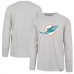 Miami Dolphins 47 Gray Premier Franklin Long Sleeve T-Shirt Miami Dolphins 47 Gray Premier Franklin Long Sleeve T-Shirt