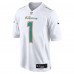 Игровая джерси Tua Tagovailoa Miami Dolphins Nike Fashion Game - White