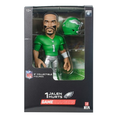 Jalen Hurts Philadelphia Eagles GameChanger Kelly Green Alternate Jersey 6 Vinyl Figurine - Exclusive - Look for Rare Solid Color Variants
