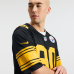 Джерси Pittsburgh Steelers T.J. Watt Nike Black Alternate Game