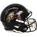 Zay Flowers Baltimore Ravens Autographed Fanatics Authentic Speed Replica Helmet