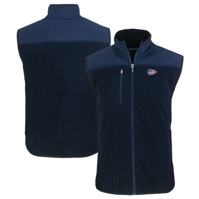 Жилетка Kansas City Chiefs Cutter & Buck  Americana Cascade Eco Sherpa Fleece - Navy