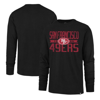 Футболка с длинным рукавом San Francisco 49ers 47 Wide Out Franklin - Black