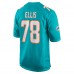 Игровая джерси Justin Ellis Miami Dolphins Nike  Game -  Aqua