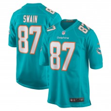 Игровая джерси Freddie Swain Miami Dolphins Nike  Game -  Aqua