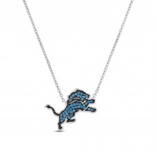 Detroit Lions True Fan Team Necklace