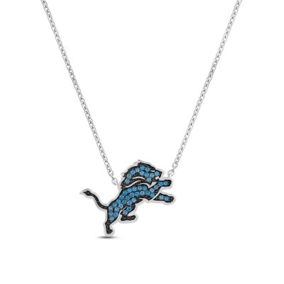 Detroit Lions True Fan Team Necklace