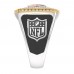 Cincinnati Bengals 1/2 CTTW Diamond Two-Tone Yellow Gold and Sterling Silver Ring