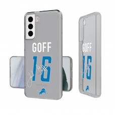 Detroit Lions Jared Goff Keyscaper Galaxy Clear Case