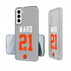 Cleveland Browns Denzel Ward Keyscaper Galaxy Clear Case