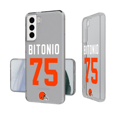 Cleveland Browns Joel Bitonio Keyscaper Galaxy Clear Case