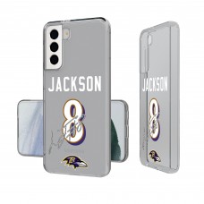 Baltimore Ravens Lamar Jackson Keyscaper Galaxy Clear Case