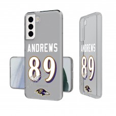 Baltimore Ravens Mark Andrews Keyscaper Galaxy Clear Case