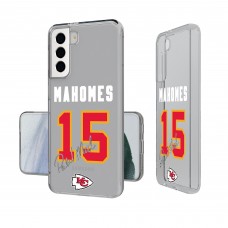 Чехол на телефон Patrick Mahomes Kansas City Chiefs Keyscaper Galaxy Clear