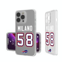 Buffalo Bills Matt Milano Keyscaper iPhone Clear Case