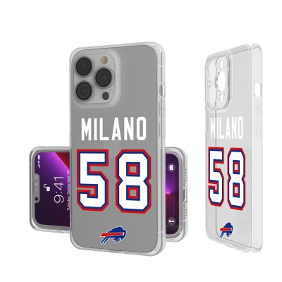 Buffalo Bills Matt Milano Keyscaper iPhone Clear Case