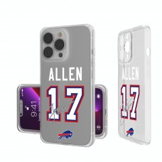 Buffalo Bills Josh Allen Keyscaper iPhone Clear Case