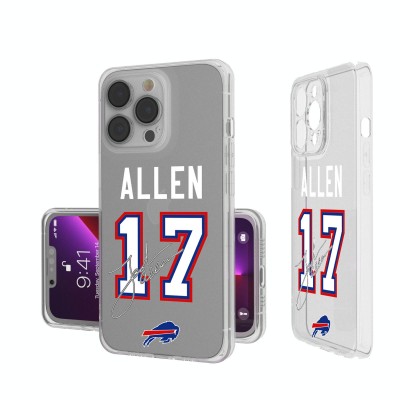 Buffalo Bills Josh Allen Keyscaper iPhone Clear Case