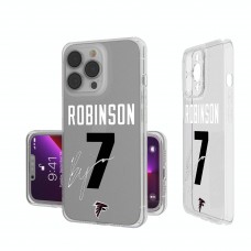 Atlanta Falcons Bijan Robinson Keyscaper iPhone Clear Case