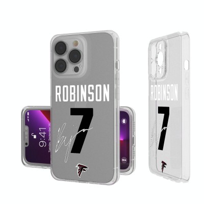 Atlanta Falcons Bijan Robinson Keyscaper iPhone Clear Case