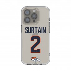 Denver Broncos Patrick Surtain II Keyscaper iPhone Clear Case