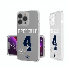 Dallas Cowboys Dak Prescott Keyscaper iPhone Clear Case