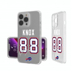 Buffalo Bills Dawson Knox Keyscaper iPhone Clear Case