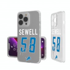 Detroit Lions Penei Sewell Keyscaper iPhone Clear Case