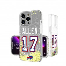 Buffalo Bills Josh Allen Keyscaper iPhone Glitter Phone Case