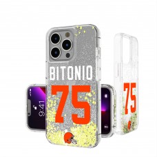 Cleveland Browns Joel Bitonio Keyscaper iPhone Glitter Phone Case
