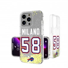 Buffalo Bills Matt Milano Keyscaper iPhone Glitter Phone Case