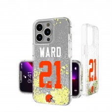 Cleveland Browns Denzel Ward Keyscaper iPhone Glitter Phone Case