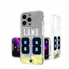 Dallas Cowboys CeeDee Lamb Keyscaper iPhone Glitter Phone Case