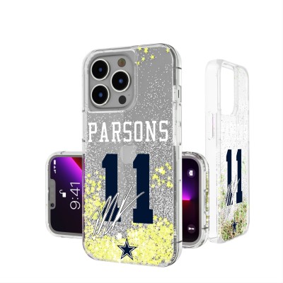 Dallas Cowboys Micah Parsons Keyscaper iPhone Glitter Phone Case