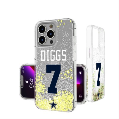 Dallas Cowboys Trevon Diggs Keyscaper iPhone Glitter Phone Case