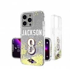 Baltimore Ravens Lamar Jackson Keyscaper iPhone Glitter Phone Case
