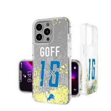 Detroit Lions Jared Goff Keyscaper iPhone Glitter Phone Case