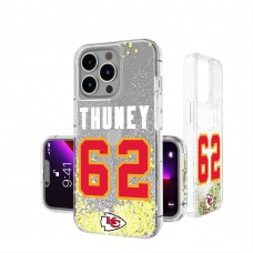 Чехол на телефон Joe Thuney Kansas City Chiefs Keyscaper iPhone Glitter